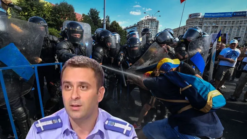 Represiunea din 10 august 2018 - Foto: Profimedia Images