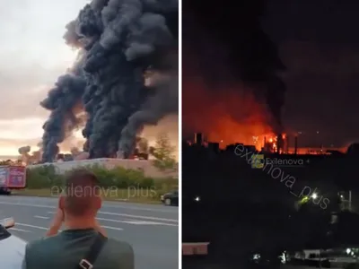 Atac cu drone în Rusia - Foto: X/@NOELreports