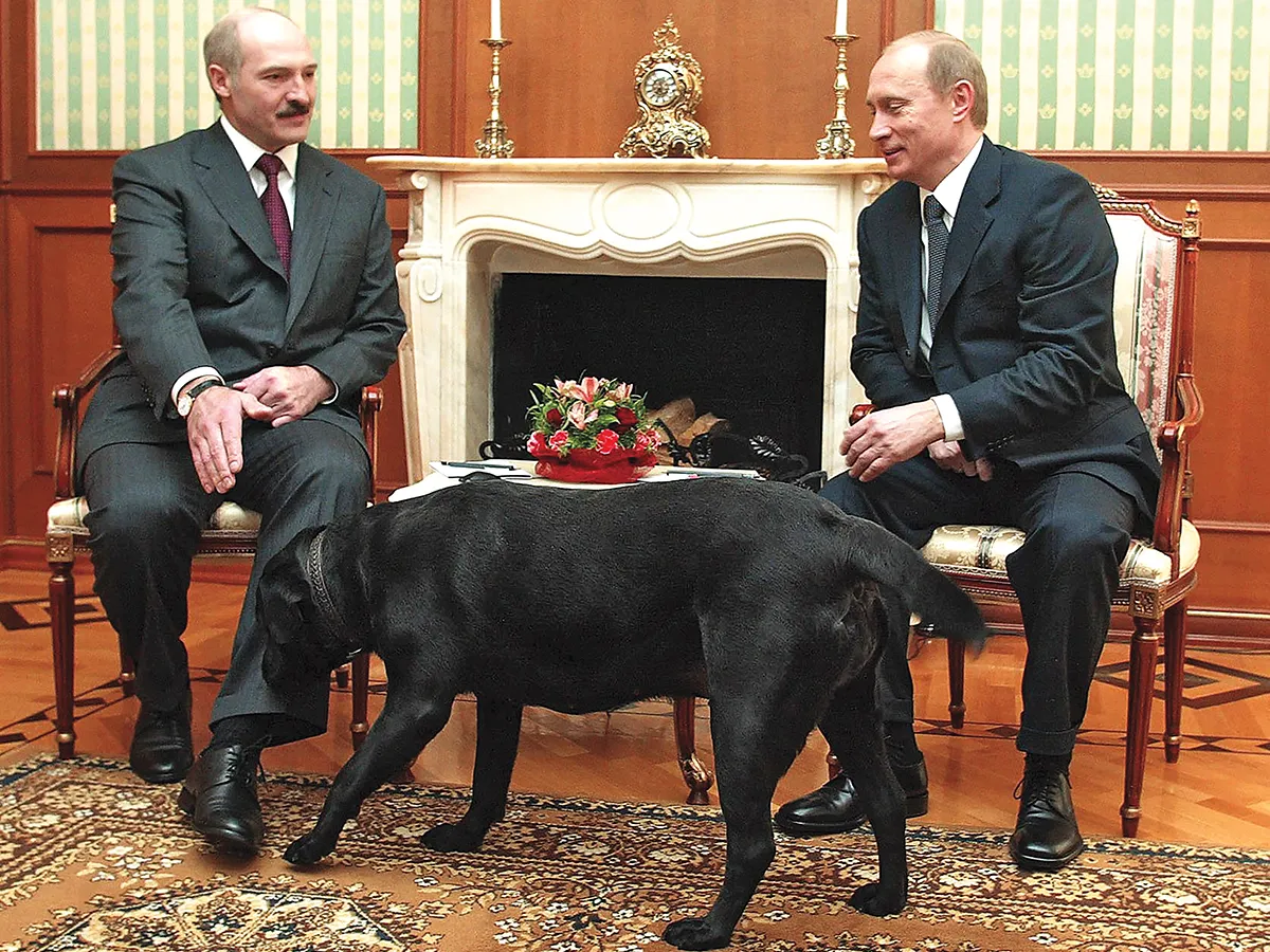 ALIAȚI Putin, alături de unul dintre aliații săi președintele Belarusului, Lukașenlo.