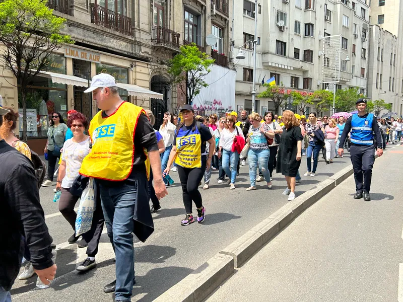 Profesorii protestează - Foto: Newsweek România