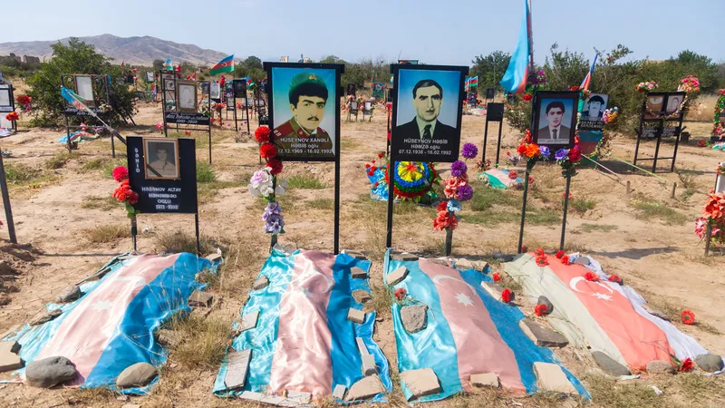 Cimitirul din Agdam Foto: Realitatea.md