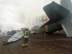 Armata ucraineană transmite că a doborât un avion rusesc deasupra capitalei Kiev/FOTO: ndtv.com