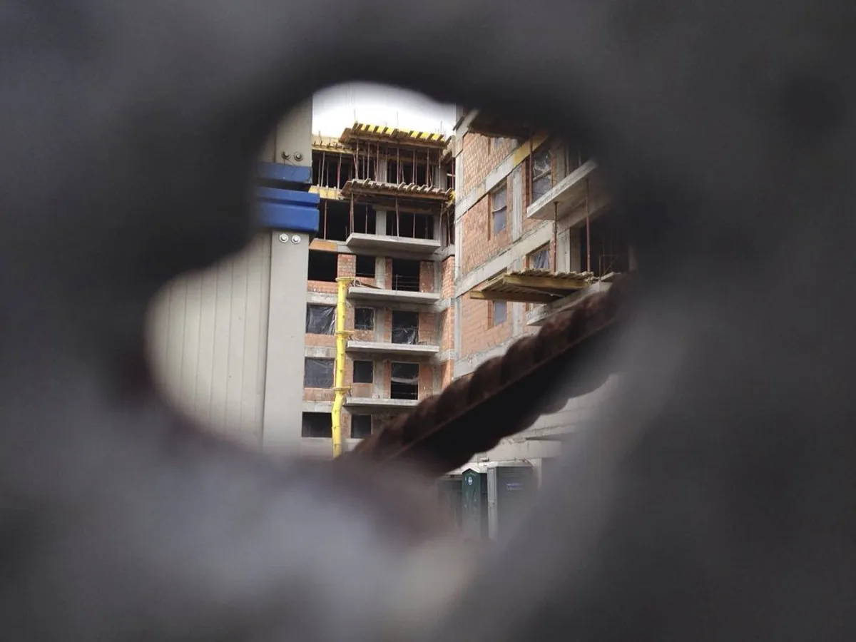 Şantier de construcţii la blocuri din Bucureşti - Foto: INQUAM PHOTOS/Tudor C. Costache (Imagine cu caracter ilustrativ)