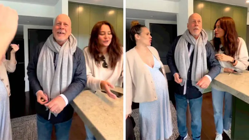 Primele imagini cu Bruce Willis, după diagnosticul de demență. Actorul a împlinit 68 de ani. - Foto: Instagram/Demi Moore