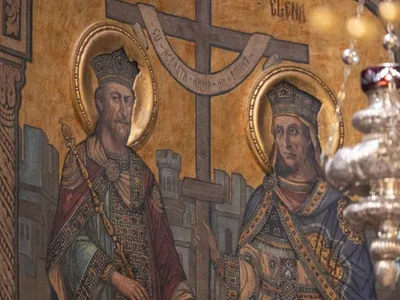 Sfinții Constantin și Elena - Foto: Captură foto basilica.ro