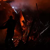 Kievul, 8 ore sub asediul dronelor rusești. Spitale, blocuri turn și industriale, lovite - Foto: Facebook/Volodimir Zelenski - Caracter ilustrativ