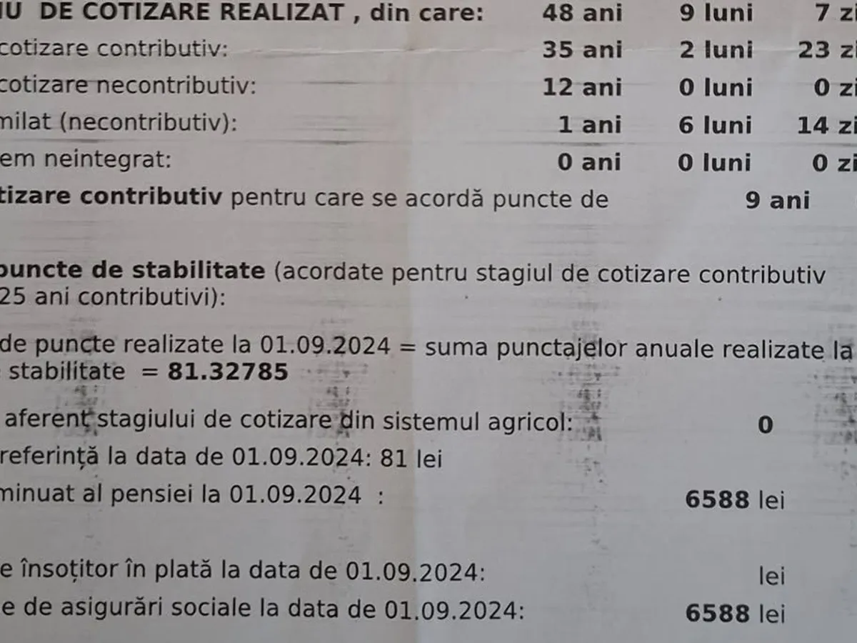 Decizie pensie - Foto: CNPP