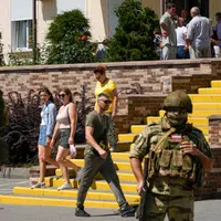Ucrainenii au distrus o bază militară din Melitopol, unde se organiza „referendum” de alipire la Rusia/foto: Profimedia Images