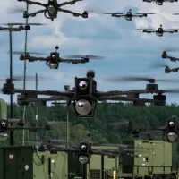 Drone autonome cu inteligență artificială - Foto: Swarm