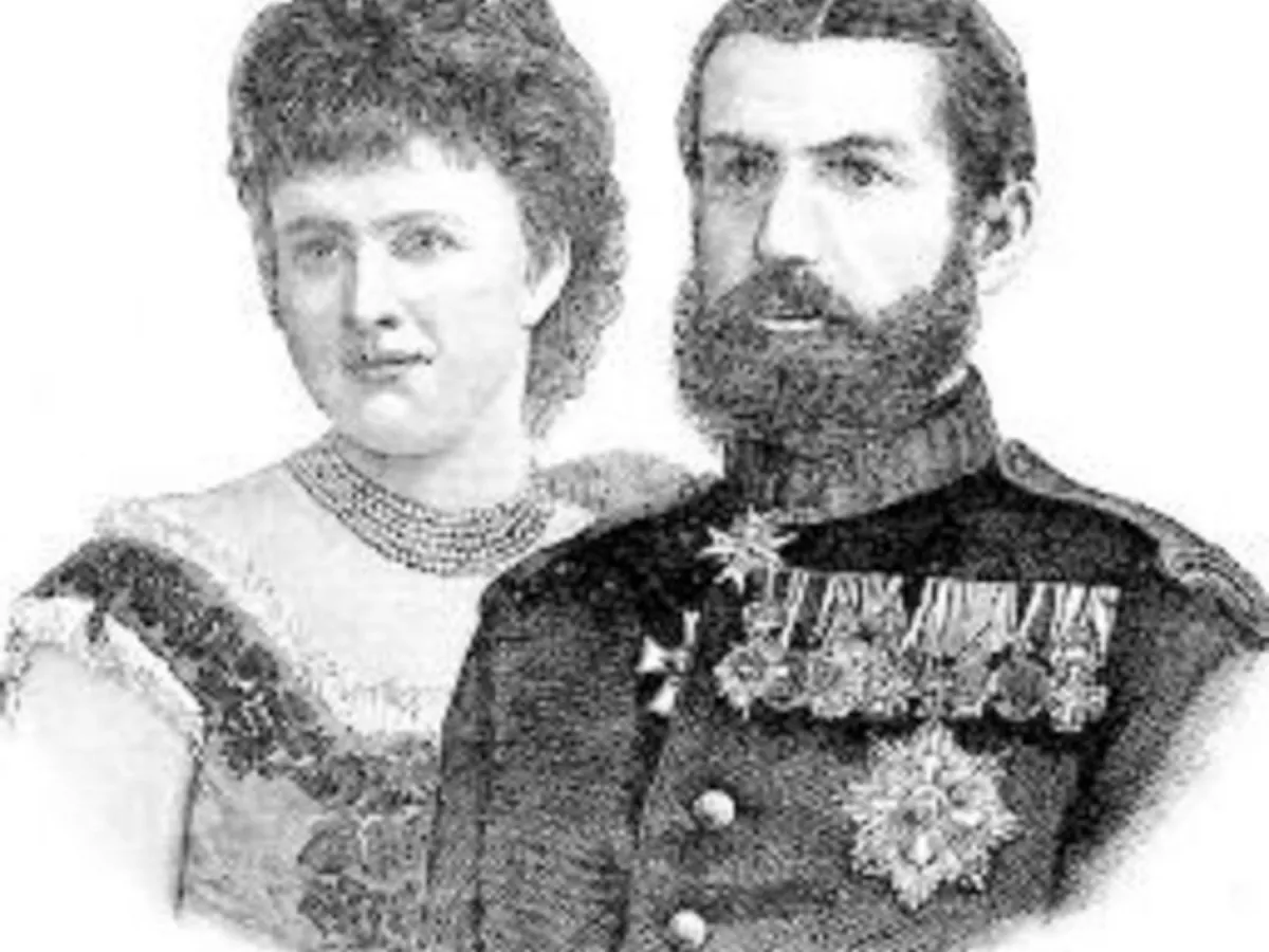 Carol I cu regina Elisabeta