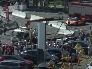 Fiul lui Mihai Leu, accident în timpul Super Rally Timișoara - Foto: captură Youtube