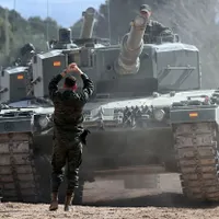 Primii soldați ucraineni vor termina în câteva zile antrenamentele pe tancurile Leopard 2 din Spania - Foto: Profimedia Images