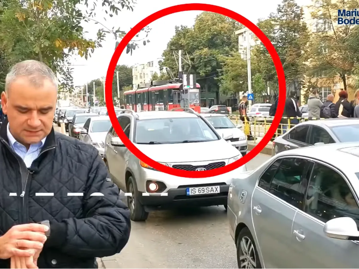 VIDEO Experiment la Iași: a mers pe jos cu 17 minute mai repede decât tramvaiul