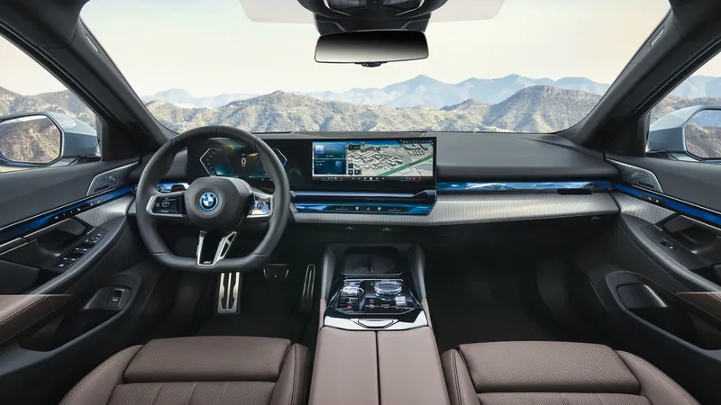 Noul Seria 5 este plin de tehnologie și inovații - Foto: BMW