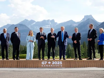 Donald Trump a părăsit mai devreme summitul G7 din Canada. Atenția este pe Israel și Iran Foto: Canadian Press / Shutterstock Editorial / Profimedia