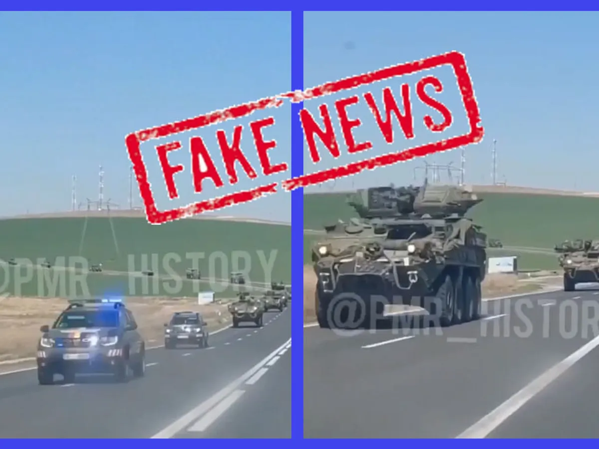 Ministerul Apărării demască un fake news: Vehiculele militare nu merg din România către Ucraina / MApN