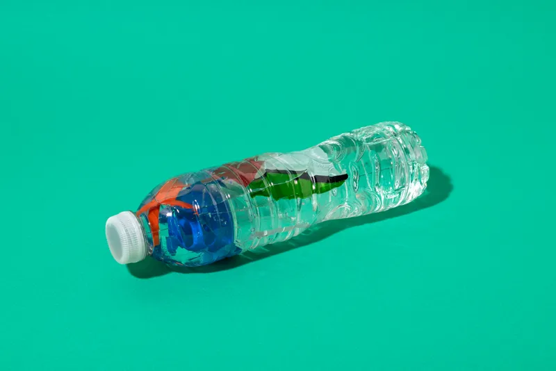 Sticlă din plastic care are apă - Foto: Freepik (rol ilustrativ)
