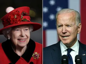 Întâlnire de gradul zero, la Castelul Windsor: Regina Elisabeta a II-a îl primește pe Joe Biden. / Foto: eu.usatoday.com