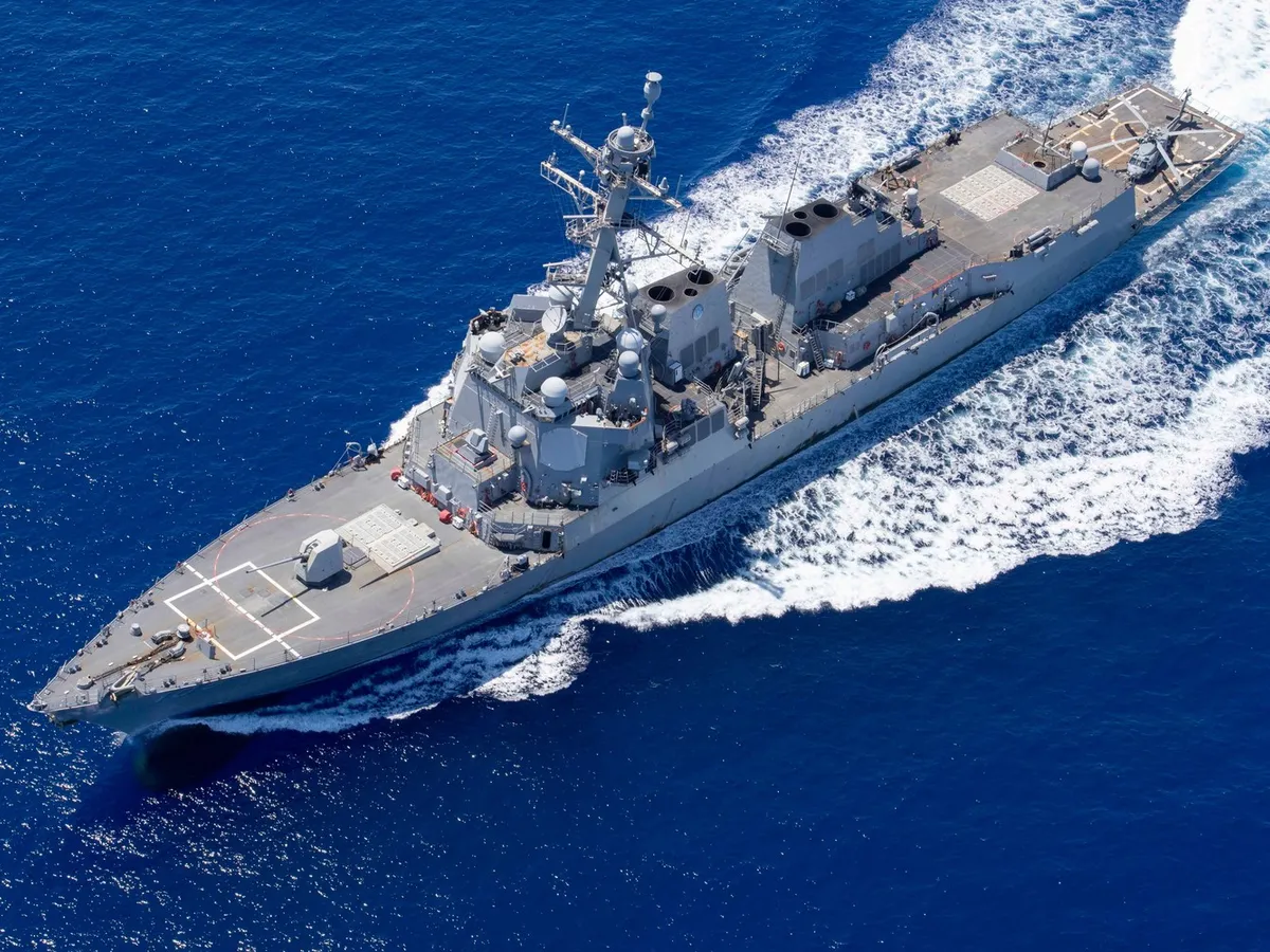 Distrugătorul Marinei SUA USS Stockdale - Foto: Profimedia Images