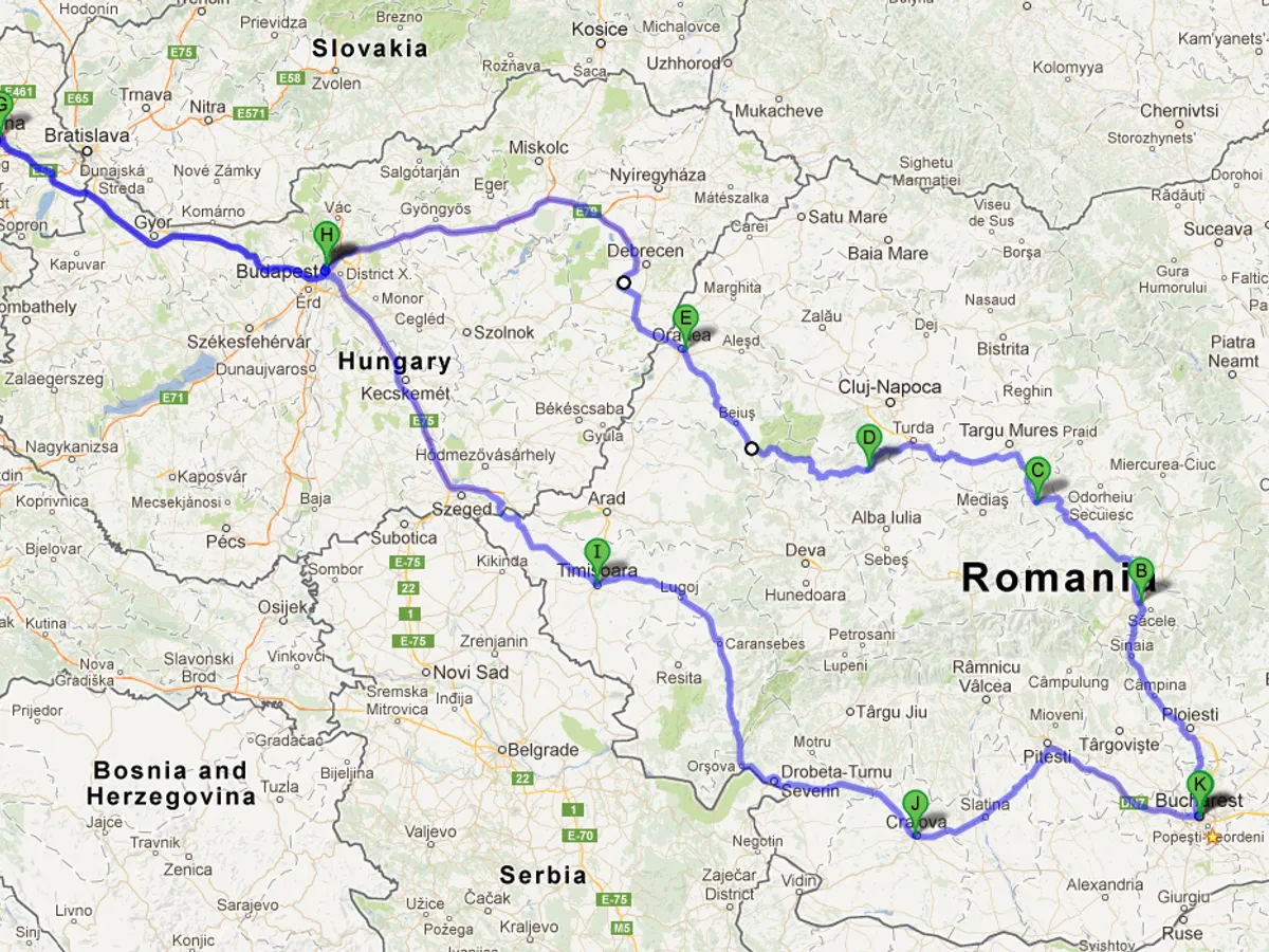 O autostradă folosită și de șoferii români se închide mai multe luni. Ce mari orașe unește? Foto: captură Google