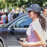 Jandarmerița lovită la miting a ieșit marți din spital. Foto: Inquam Photos/George Călin
