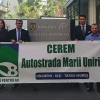 Asociația „Împreună pentru A8”/Foto: G4media