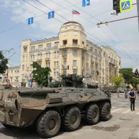Tanc Wagner în Rostov - Foto: Profimedia