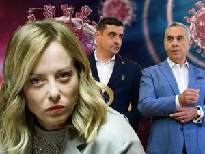 Minciunile lui George Simion. Călin Georgescu: "Meloni e un virus". Simion: "Nu a zis asta" - Foto: Colaj Newsweek România