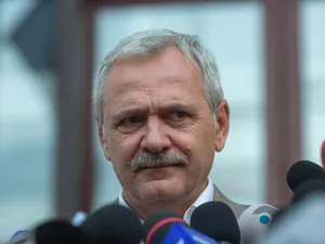 Liviu Dragnea, încruntat și iritat la ieșirea de la Parchetul General/FOTO: Inquam Photos