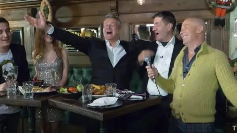 Captură din programul de Revelion al TVR