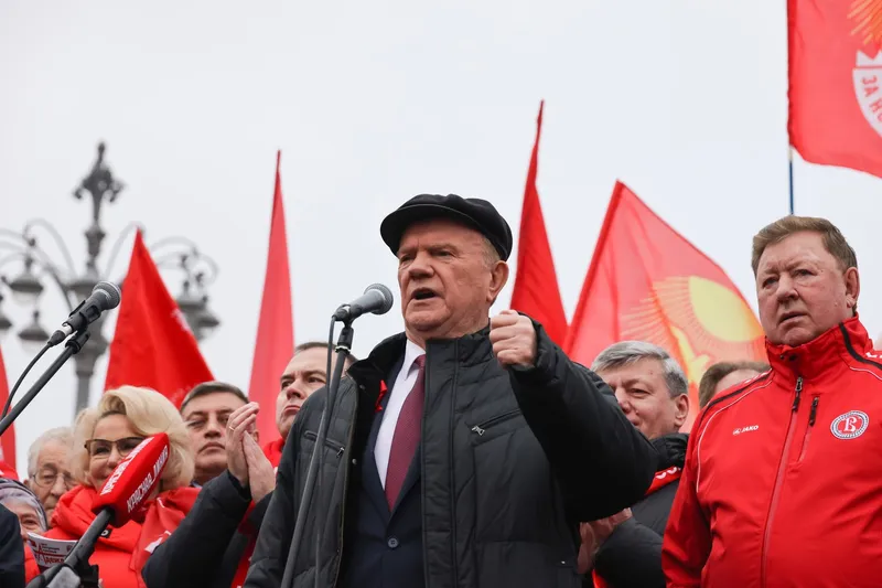 Gennadi Ziuganov, liderul Partidului Comuniștilor din Federația Rusă