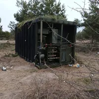 Soldații ucraineni au găsit un container misterios lăsat în urmă de forțele rusești/FOTO: msn