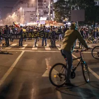 FURIE Din Pungești, Vaslui, protestele au ajuns la București - Foto: INQUAM PHOTOS/ Ovidiu Micsik