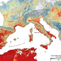 48,8 grade în Europa.Partea sudică este cea mai afectată de temperaturile ridicate Foto: Twitter/Reuters (fotografie cu rol ilustrativ)