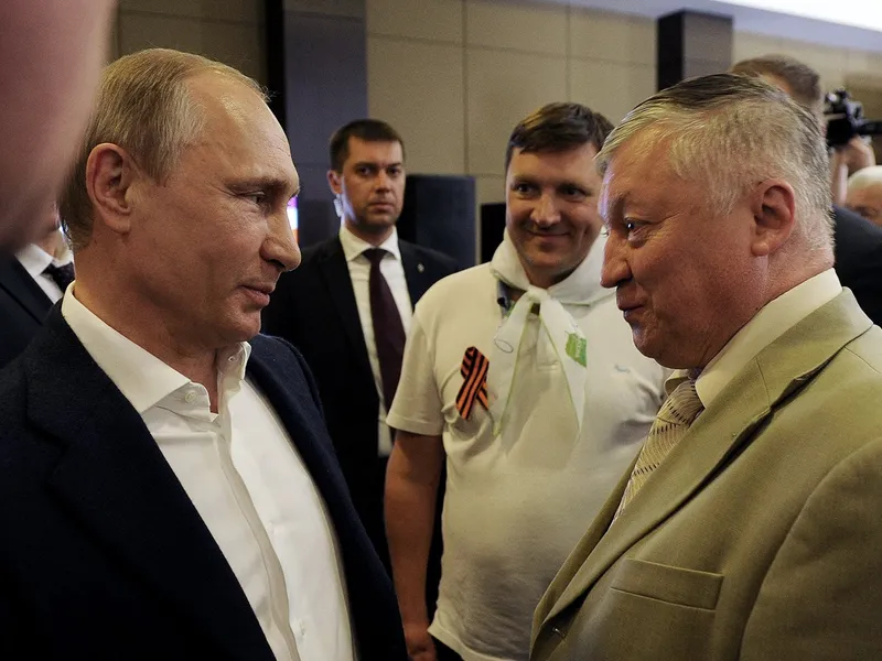 Putin și karpov - FOTO: twitter