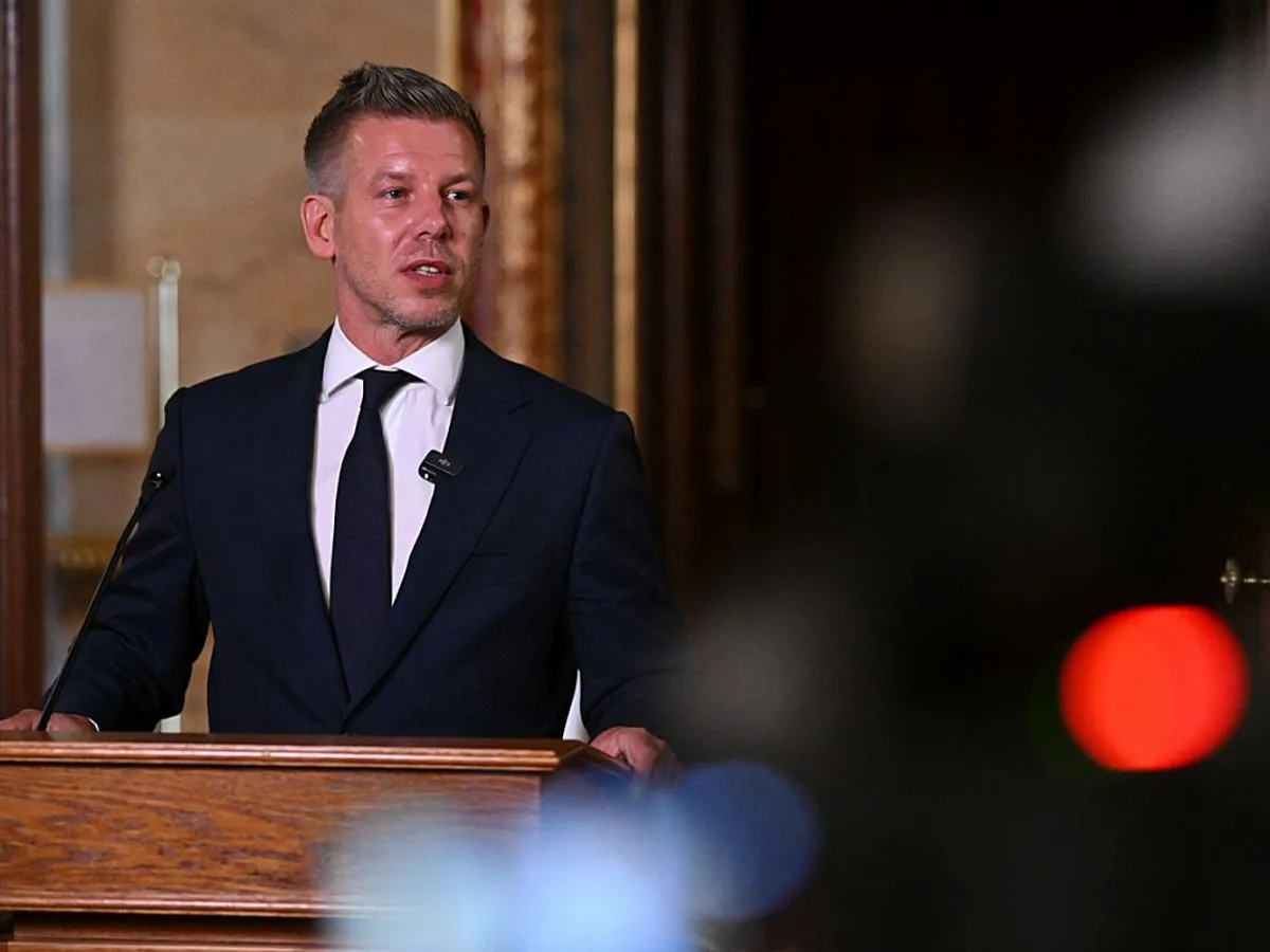 Peter Magyar, prim-ministrul maghiar în funcţie - Foto: Profimedia Images