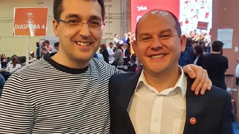 Vlad Voiculescu și Horia Tomescu, doi lideri ai USR care se ocupă de situația spitalelor din București/ FOTO: Facebook
