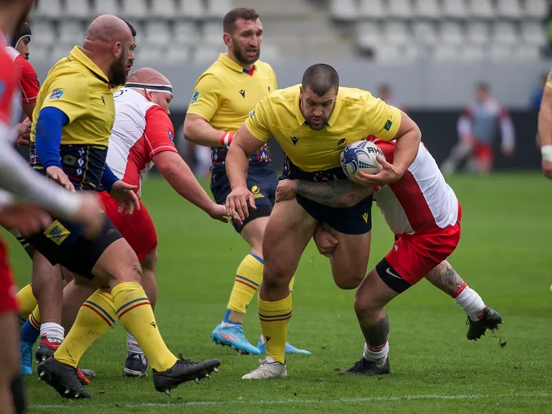 Echipa națională de rugby nu a putut să se antreneze înainte de meciul cu Belgia din Campionatul European Foto: INQUAM Photos/Octav Ganea