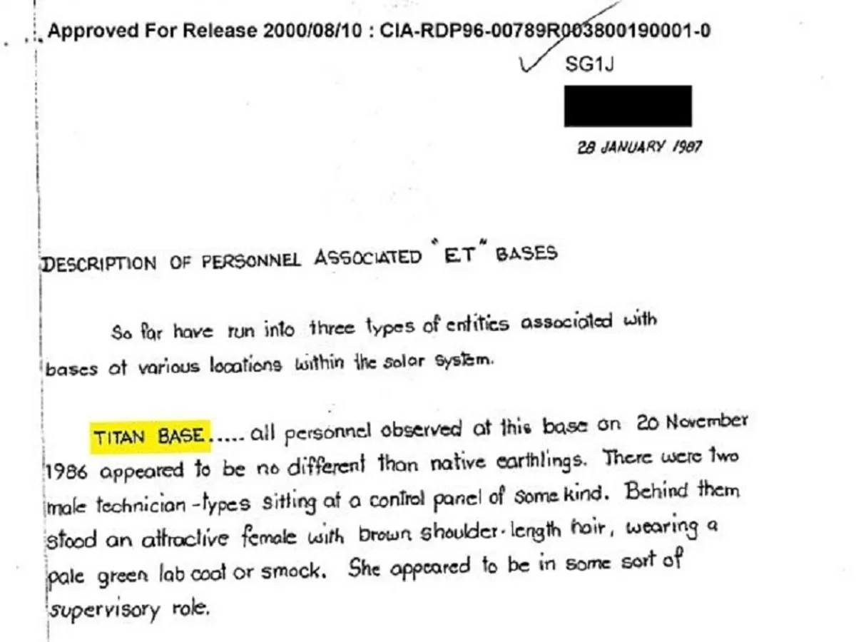 Un document CIA desecretizat afirmă că pe Pământ există două baze extraterestre