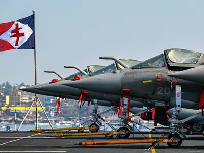 Forțele Aerospațiale Franceze au desfășurat în Polonia avioane de vânătoare Rafale - Foto: Profimedia Images (imagine cu rol ilustrativ)