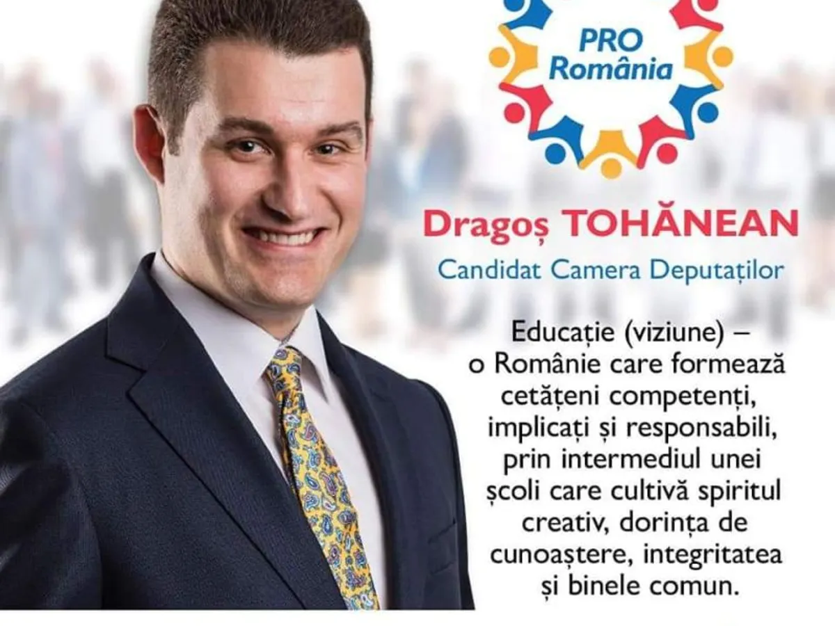 Dragoș Tohănean, candidat Pro România