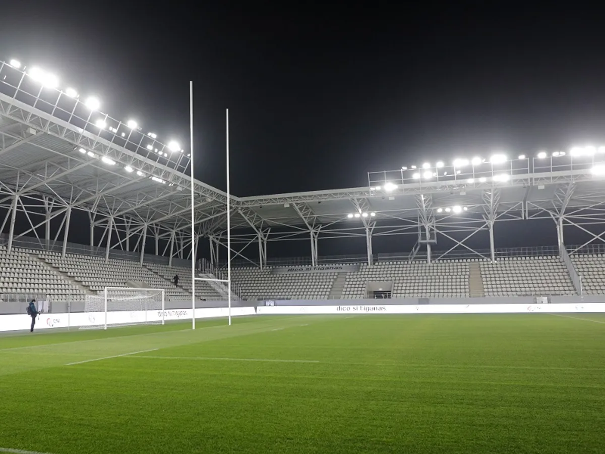 Stadionul Arcul de Triumf este construit pntru a putea găzdui meciuri de rugby și fotbal Foto: INQUAM Photos/George Călin