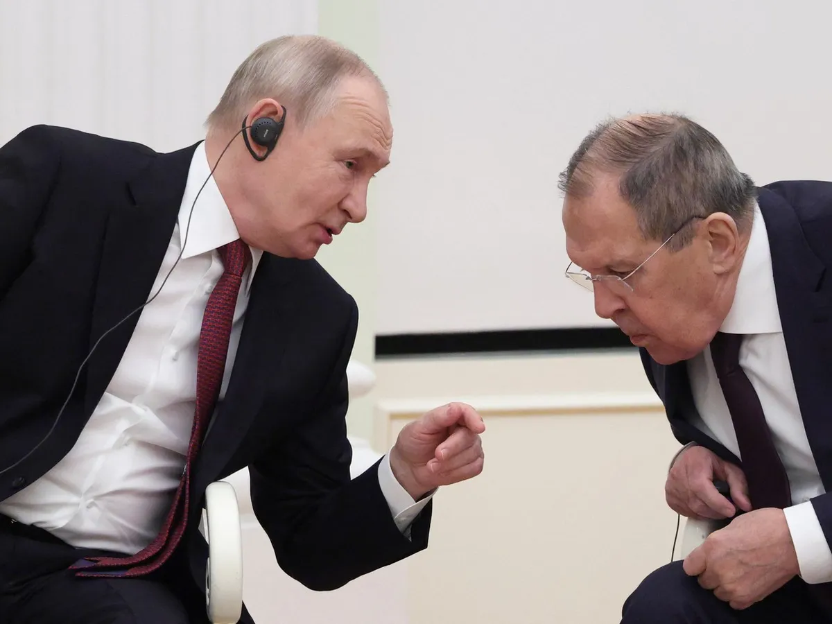 Vladimir Putin și Serghei Lavrov - Foto: Profimedia images
