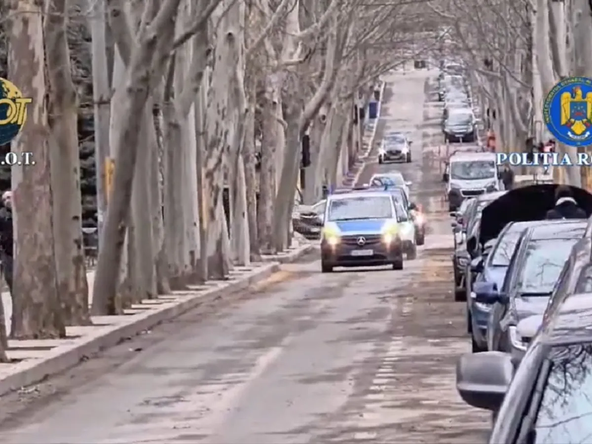 Percheziții - Foto: captură Poliția - DIICOt