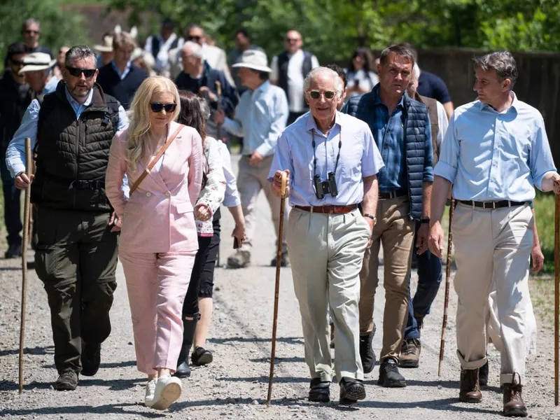 Charles al III-lea, plimbarea lângă Valea Zălanului - Foto: Profimedia Images