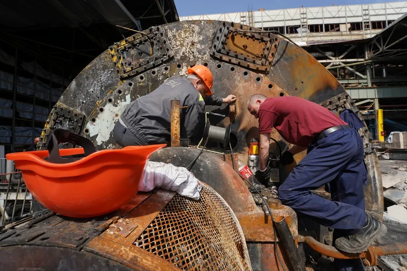 Rusia a atacat centrala termoelectrică din Harkov  - Foto: Profimedia Images (imagine cu  rol ilustrativ)