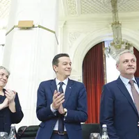 Sevil Shhaideh, alături de Grindeanu și Dragnea