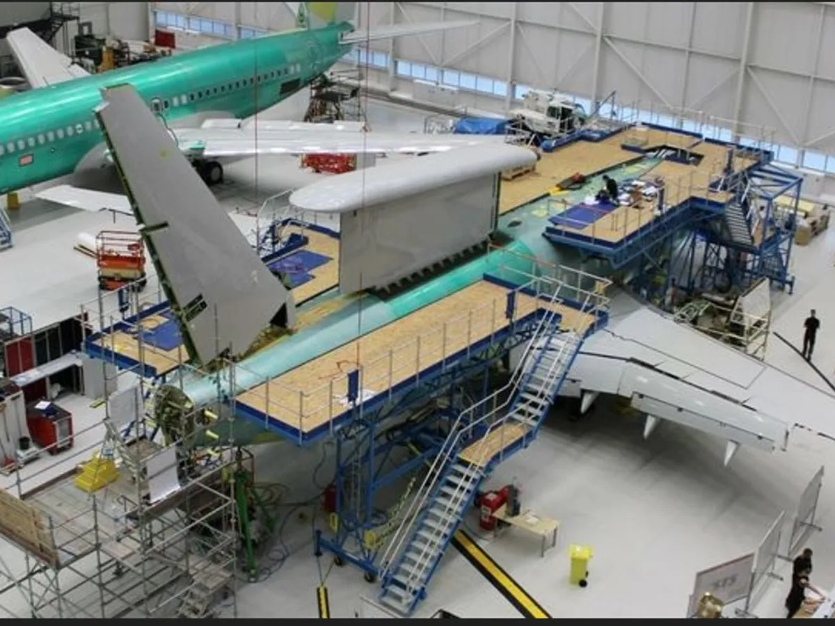 Primul senzor MESA al Northrop Grumman Corporation, instalat pe un avion E-7 Wedgetail- Foto: Northrop Grumman Corporation