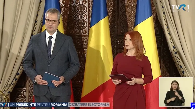 LIVE Nicușor Dan, singur în fața alegătorilor la TVR. Dezbatere decisivă. Simion a boicotat din nou - FOTO: captură video (imagine cu rol ilustrativ)