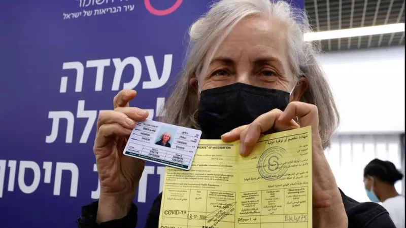 Pașapoarte de vaccinare/ sursă ynet